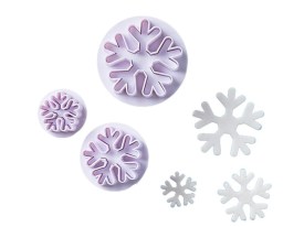 Set 3 cortantes expulsores COPOS DE NIEVE